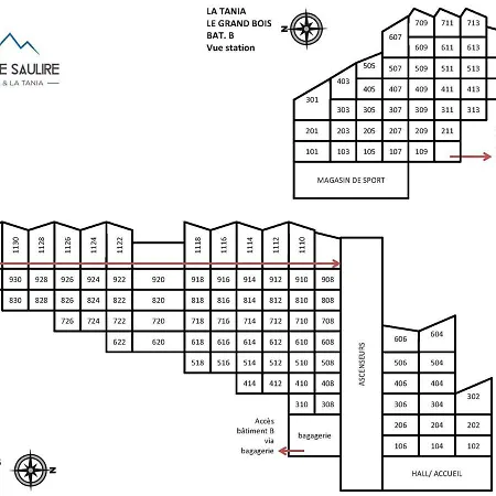 2 Pieces + Cabine, Skis Aux Pieds - Fr-1-182a-7 Lägenhet *