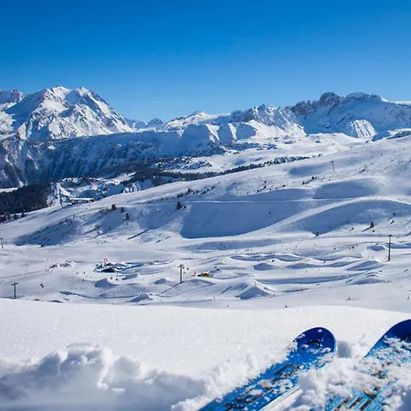 2 Pieces + Cabine, Skis Aux Pieds - Fr-1-182a-7 شقة كورشوفيل